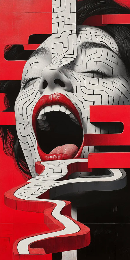 Fonds d'écrans surréaliste, wallpaper surréaliste dans la galerie surréaliste