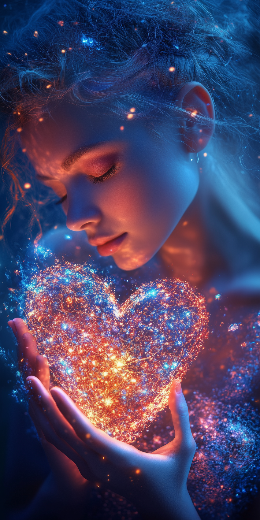 fond d ecran amour coeur romantique romantisme femme 4