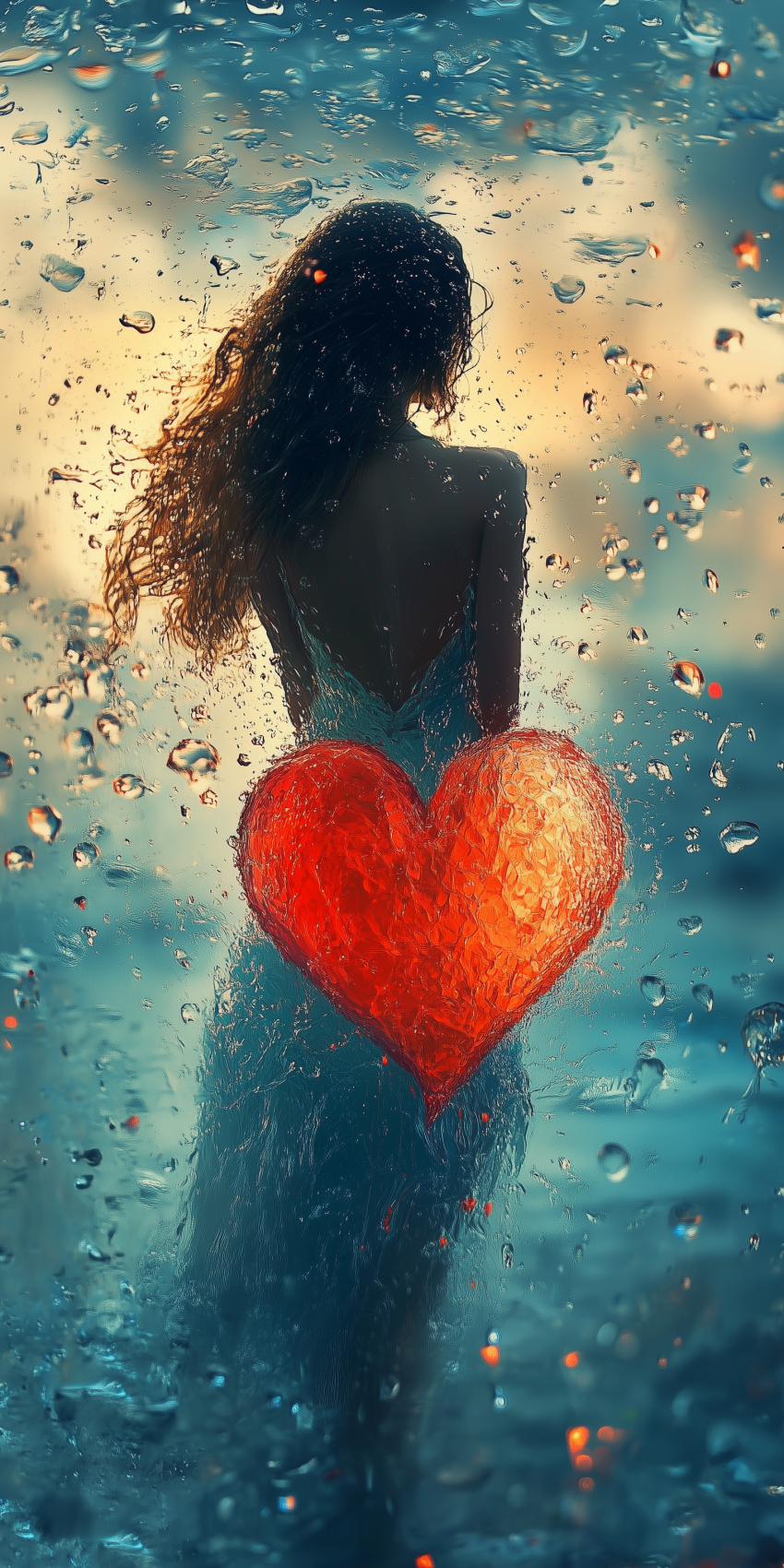 fond d ecran amour coeur romantique romantisme femme 5