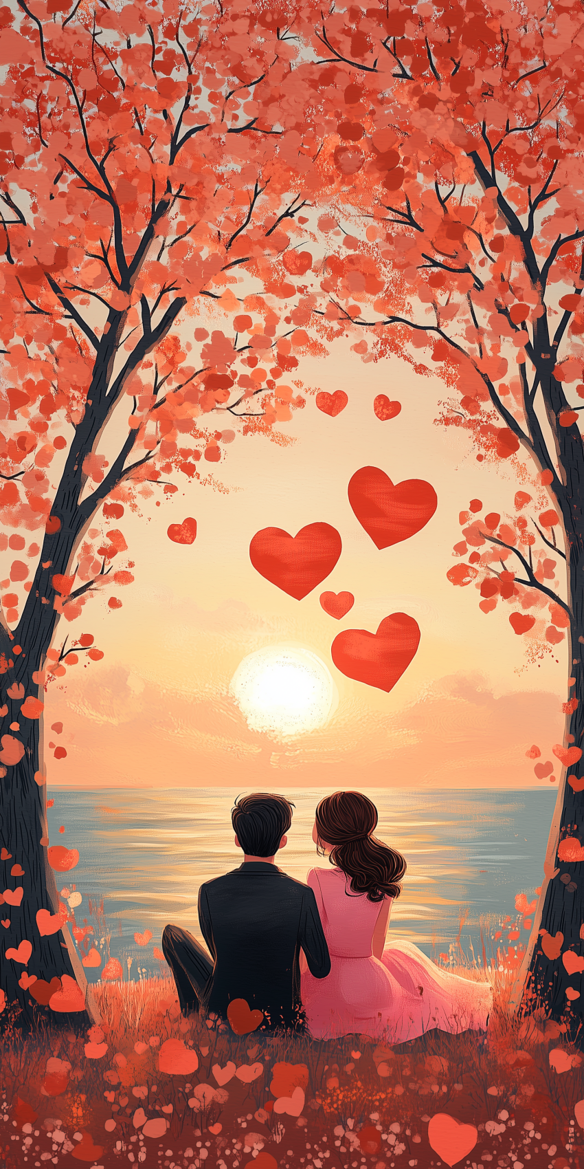 Fond d'écran amour et romantisme pour mobile 21