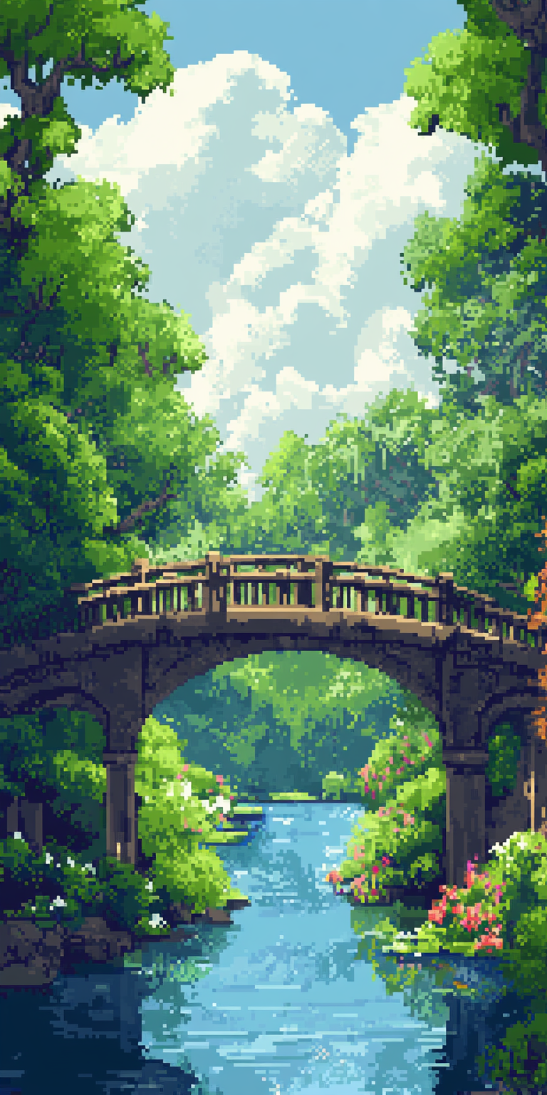 fond d ecran pixel art pour mobile 2