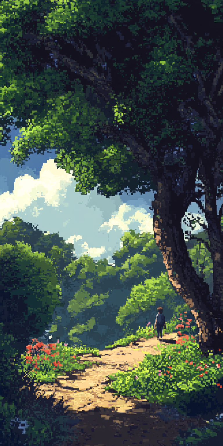 Fond d'écran pixel art pour mobile 30