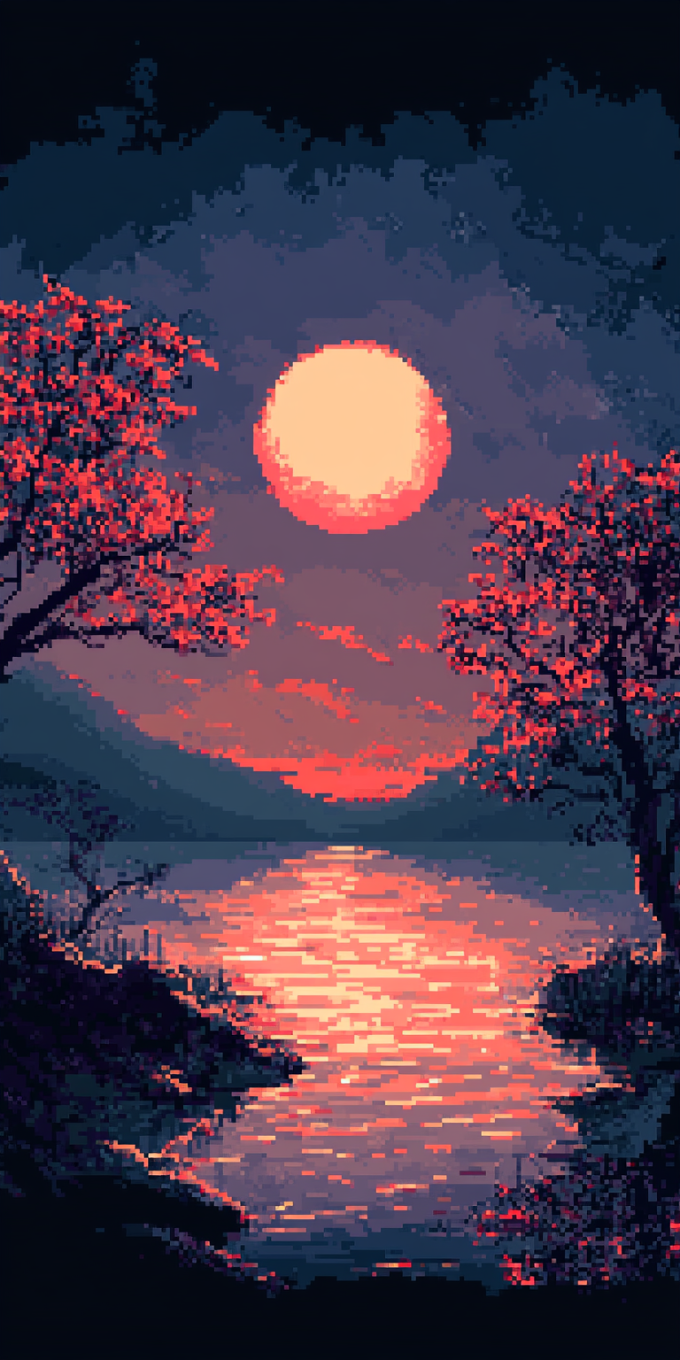 Fond d'écran pixel art pour mobile 33