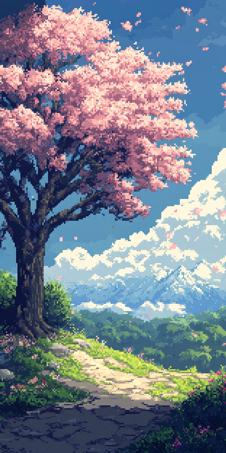 fond d ecran pixel art pour mobile 35