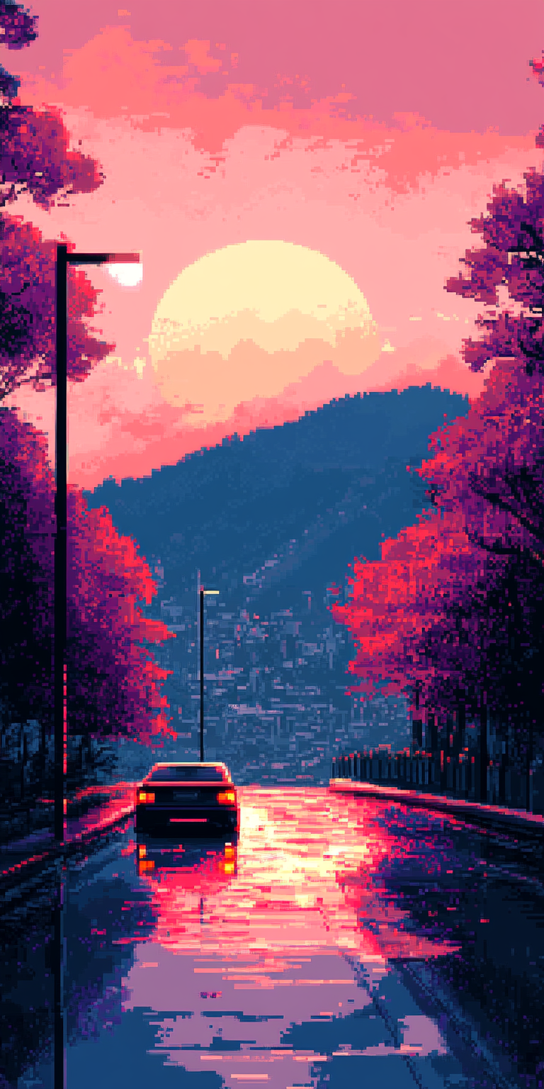 Fond d'écran pixel art pour mobile 36