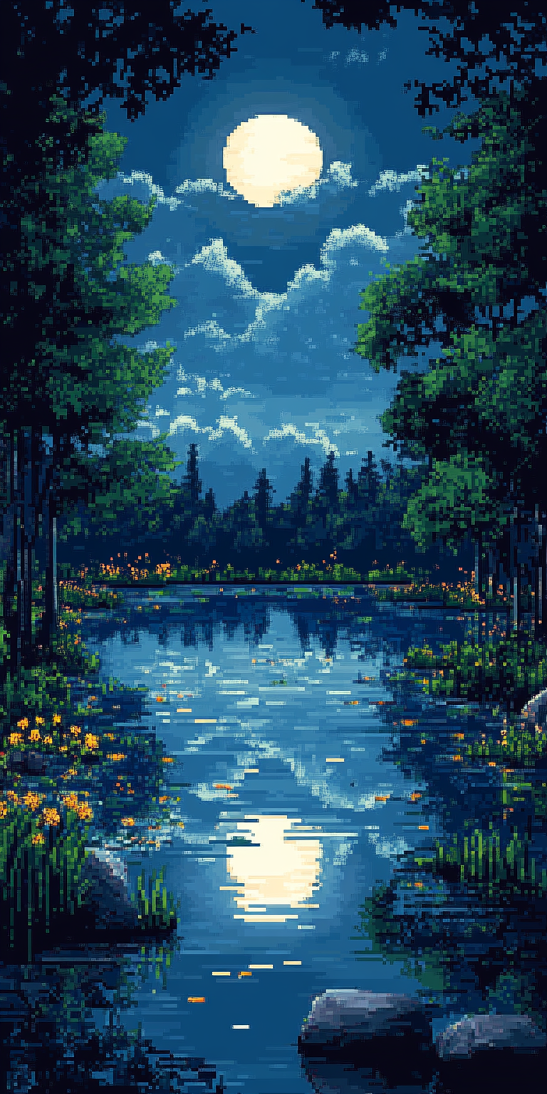 fond d ecran pixel art pour mobile 43