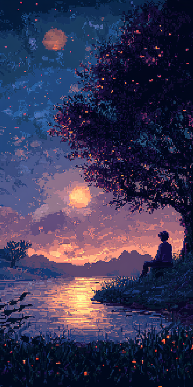 Fond d'écran pixel art pour mobile 44