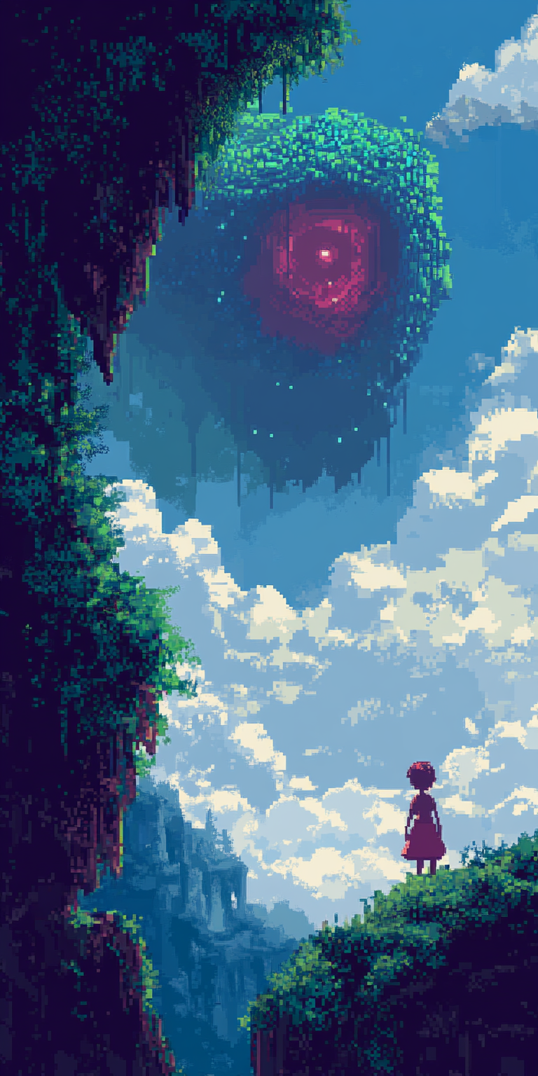 fond d ecran pixel art pour mobile 45