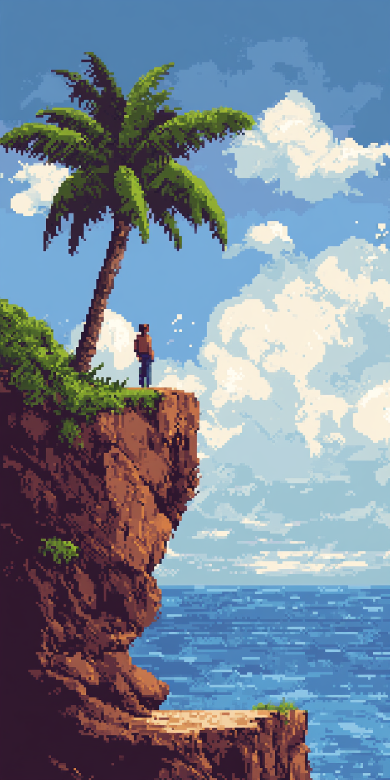 fond d ecran pixel art pour mobile 46