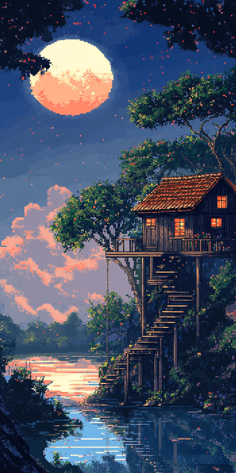 fond d ecran pixel art pour mobile 51