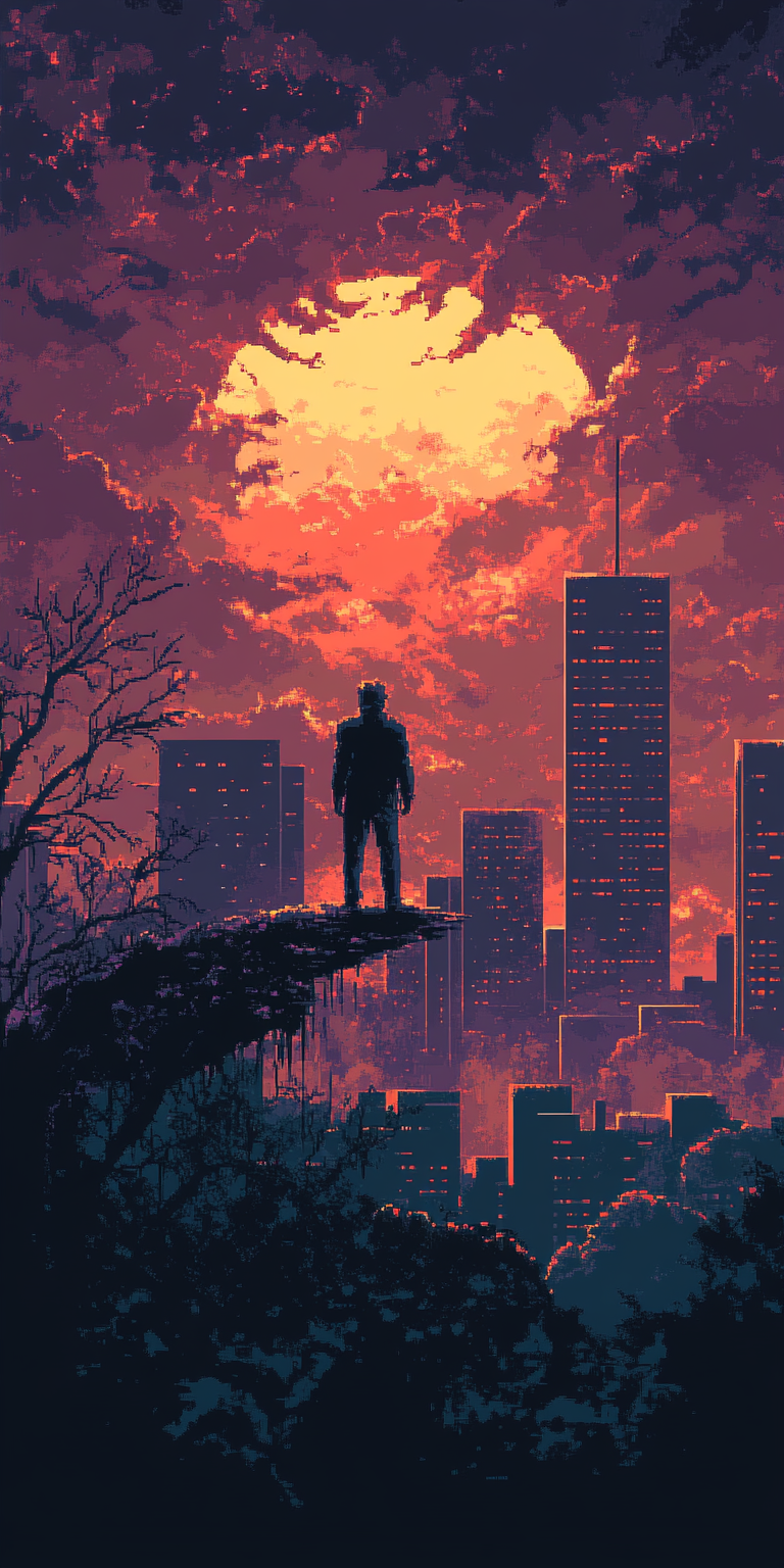 fond d ecran pixel art pour mobile 55