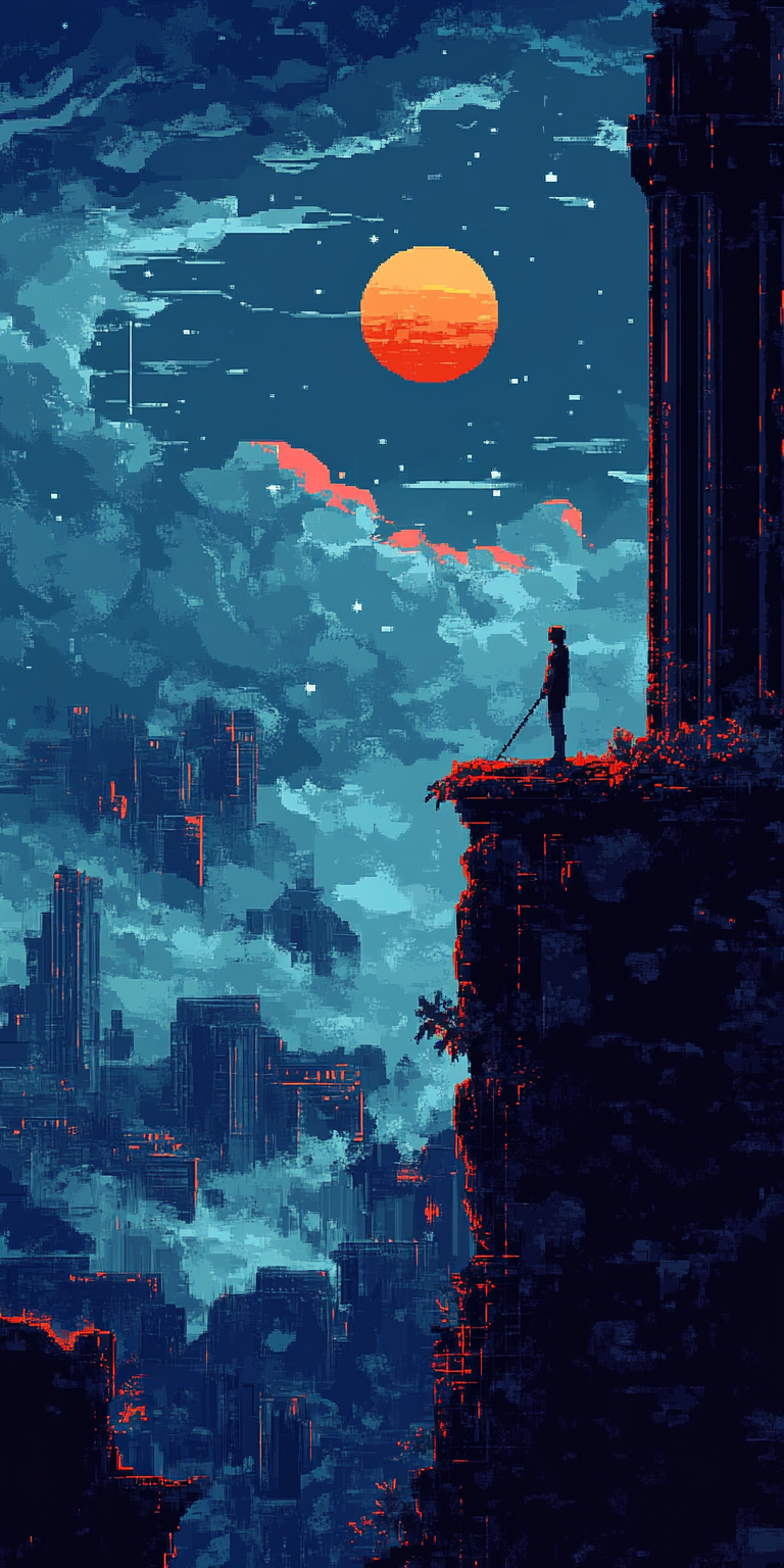 fond d ecran pixel art pour mobile 56