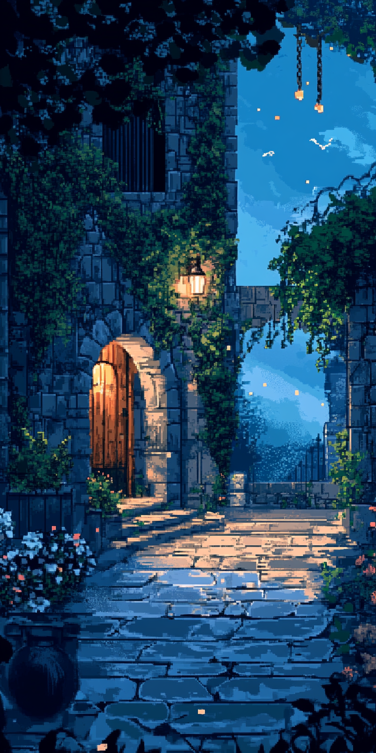 fond d ecran pixel art pour mobile 7