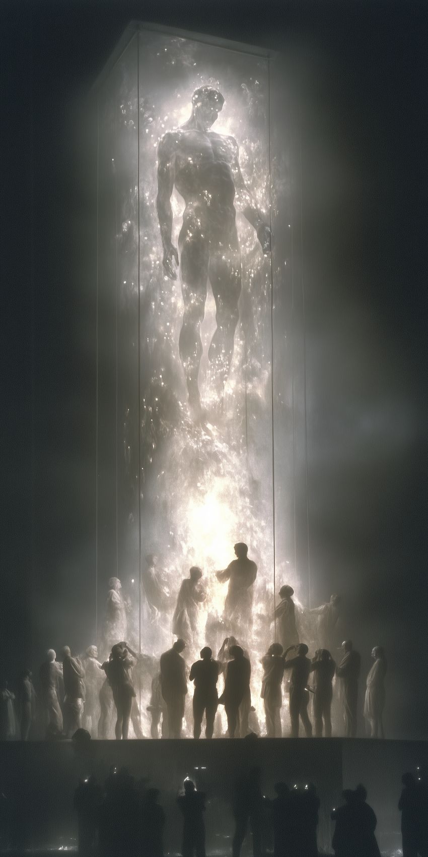 fond d ecran mobile abstrait surrealiste idole humaine