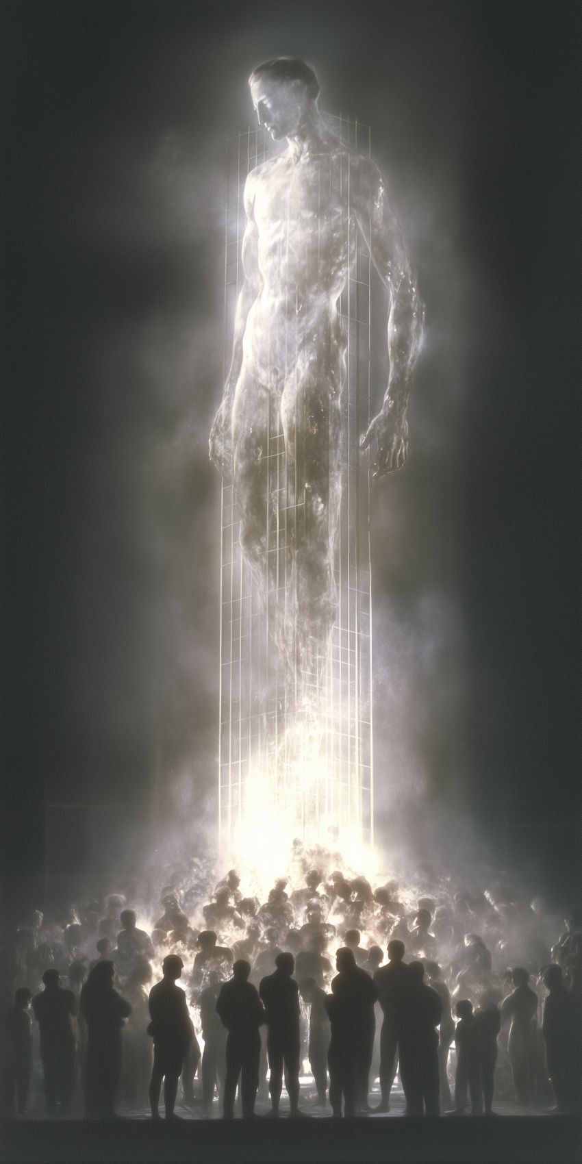 fond d ecran mobile abstrait surrealiste idole humaine 2