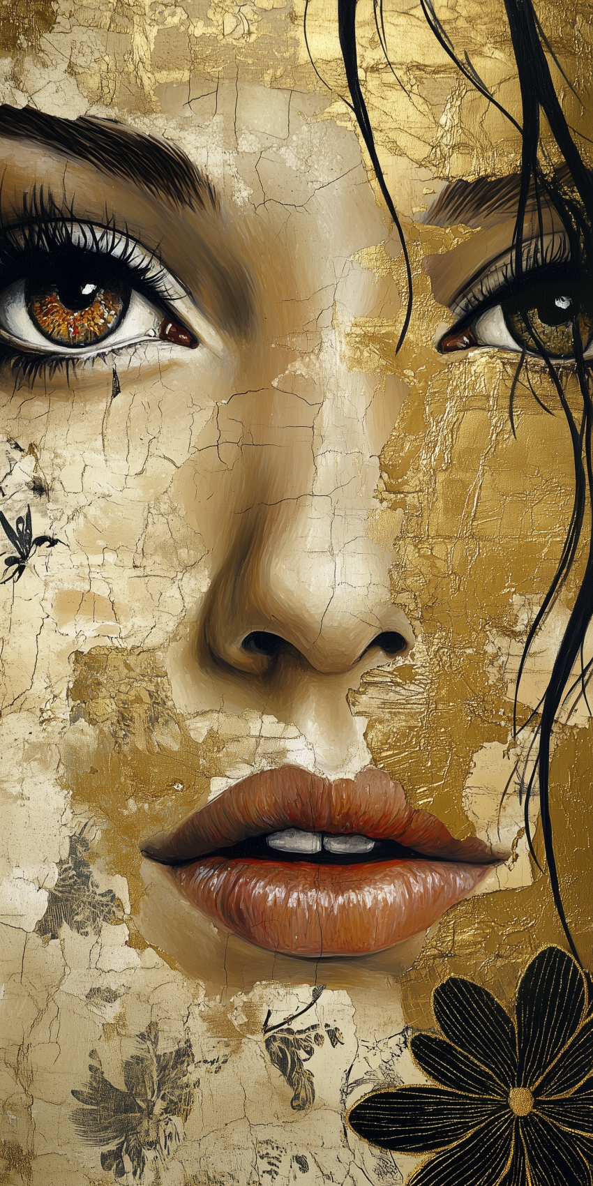 Gustav klimt inspiration fond d'écran pour mobile 19