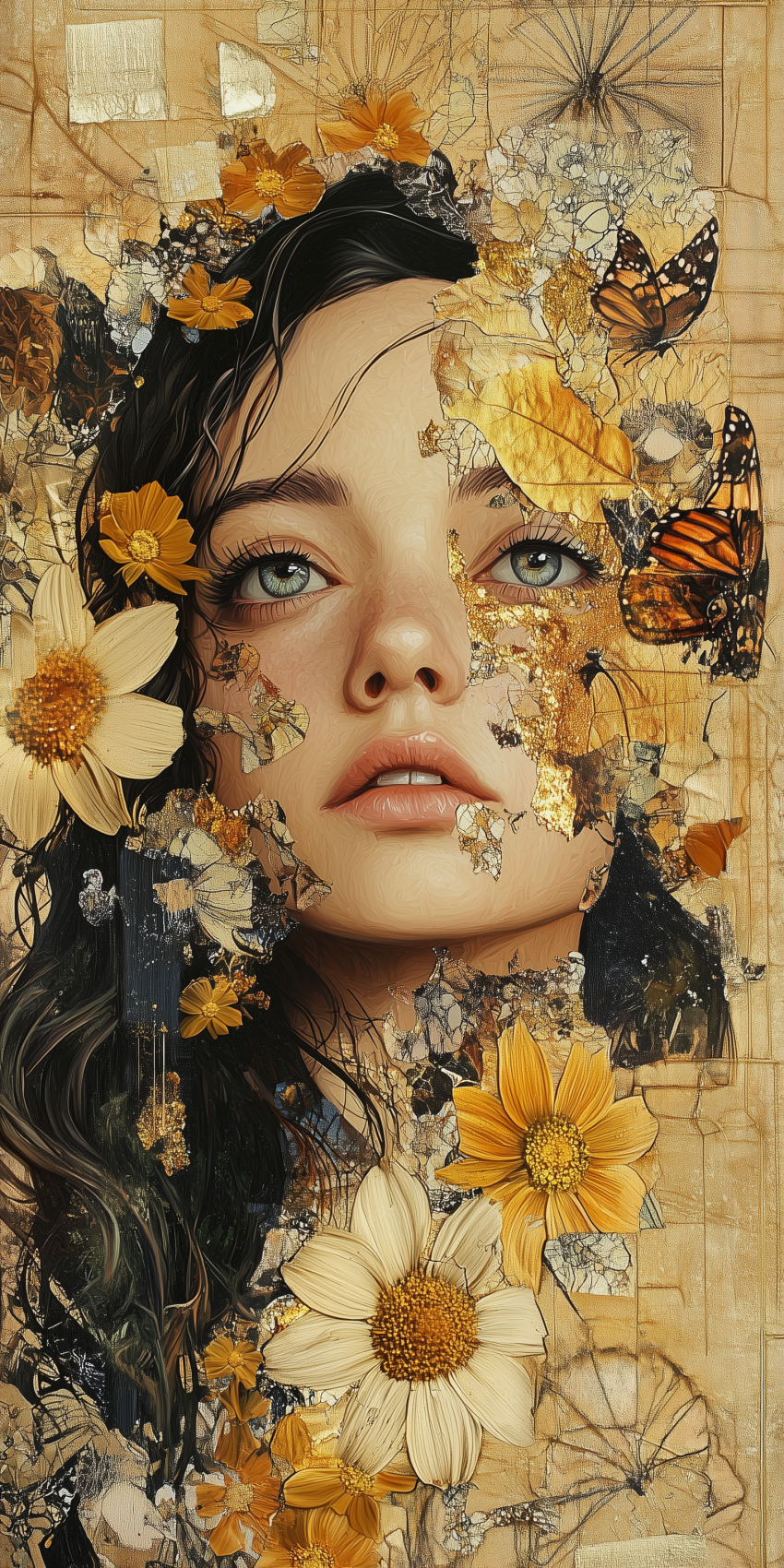 Gustav klimt inspiration fond d'écran pour mobile 24