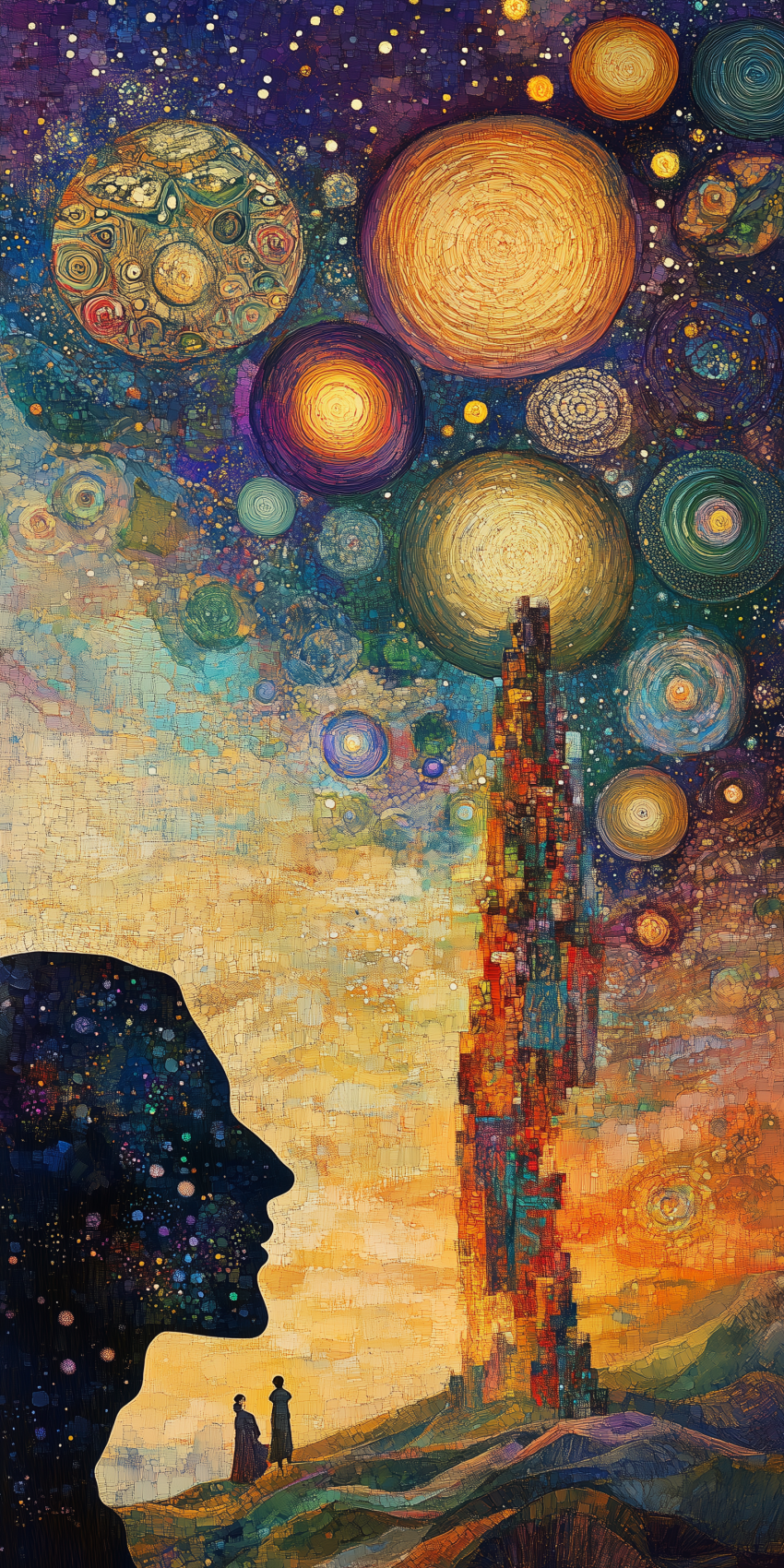 Gustav klimt inspiration fond d'écran pour mobile 35