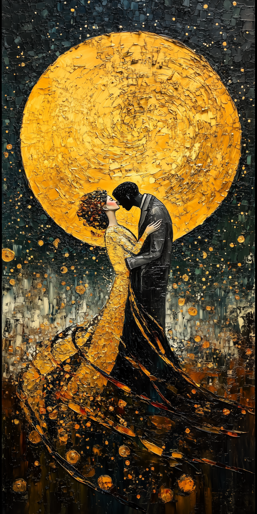 Gustav klimt inspiration fond d'écran pour mobile 36