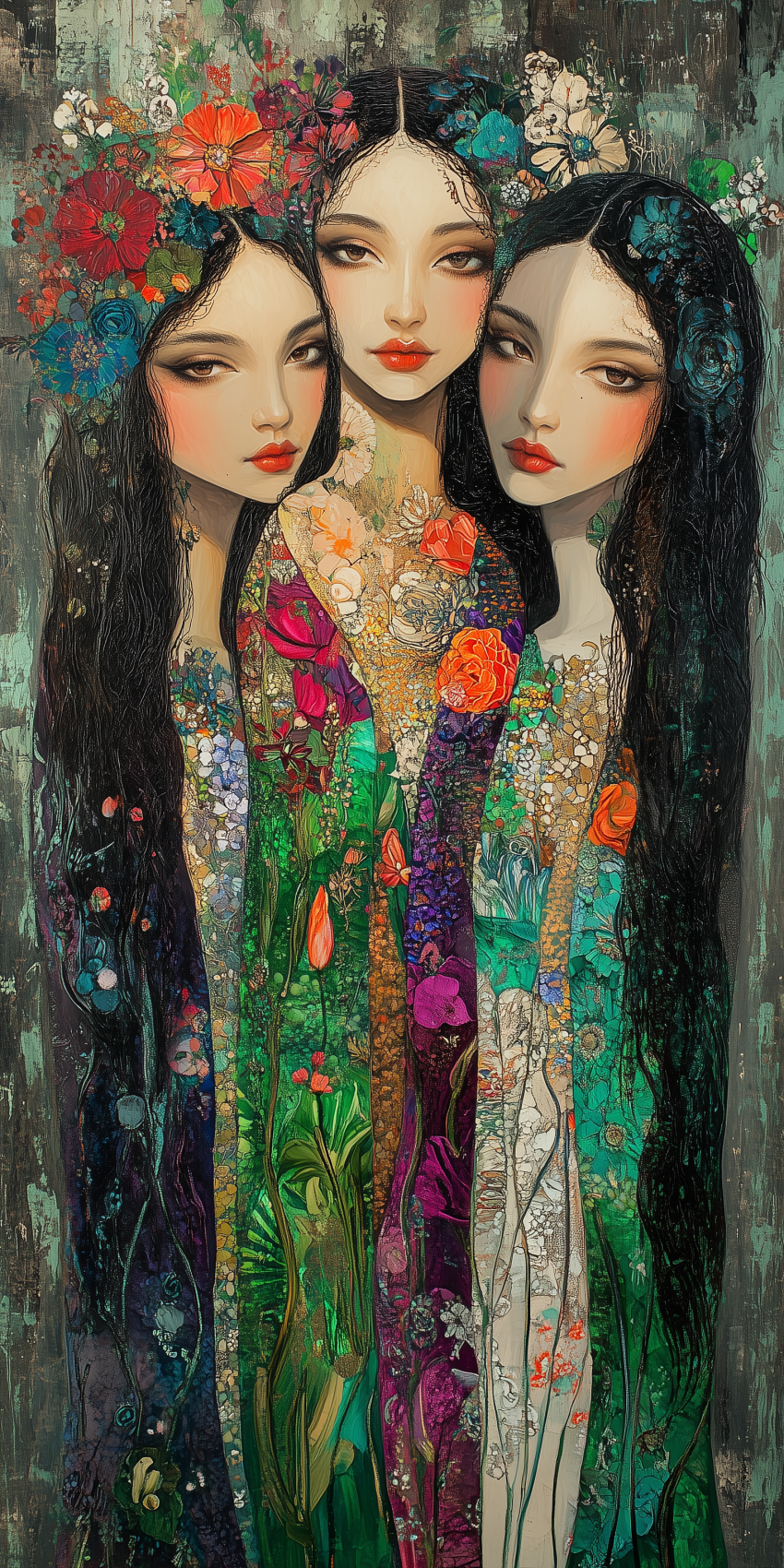 Gustav klimt inspiration fond d'écran pour mobile 4