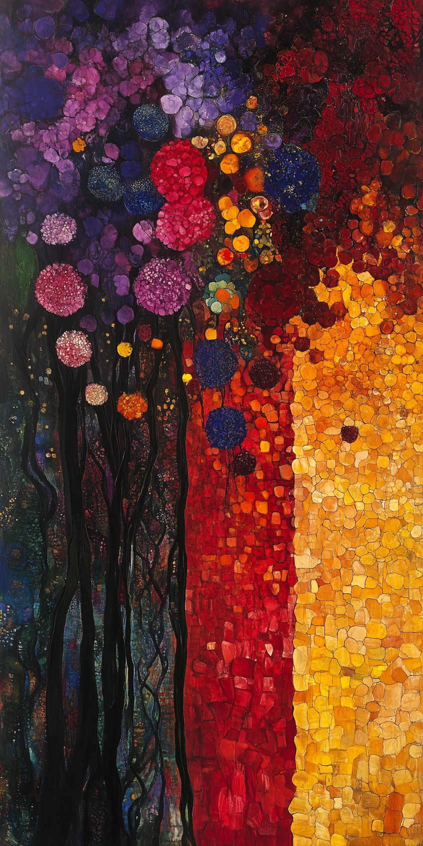 Gustav klimt inspiration fond d'écran pour mobile 40