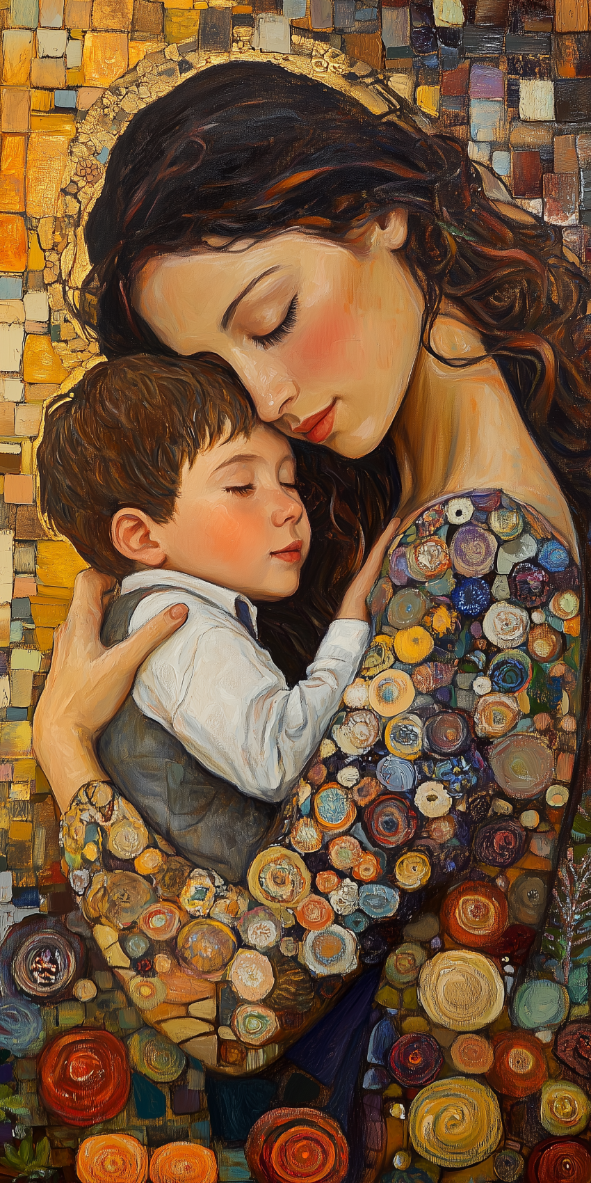 Gustav klimt inspiration fond d'écran pour mobile 6