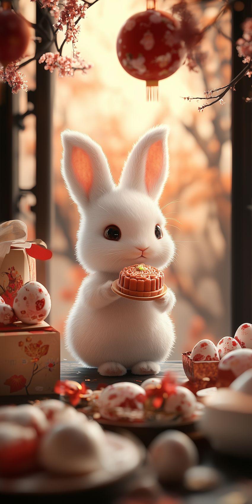 Fond d'écran kawaii lapin pour mobile 5