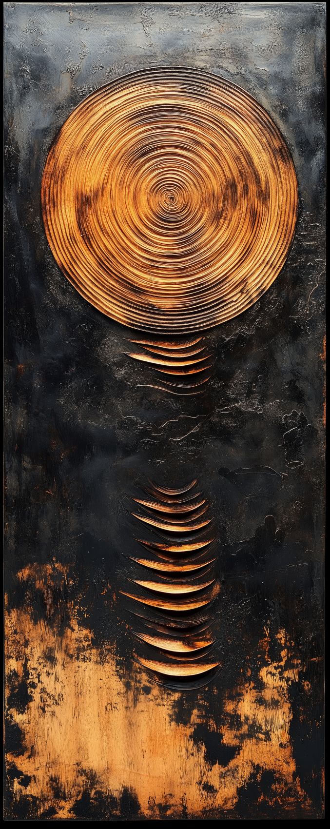 Fond d'écran sculpture zen abstraite pour mobile 008