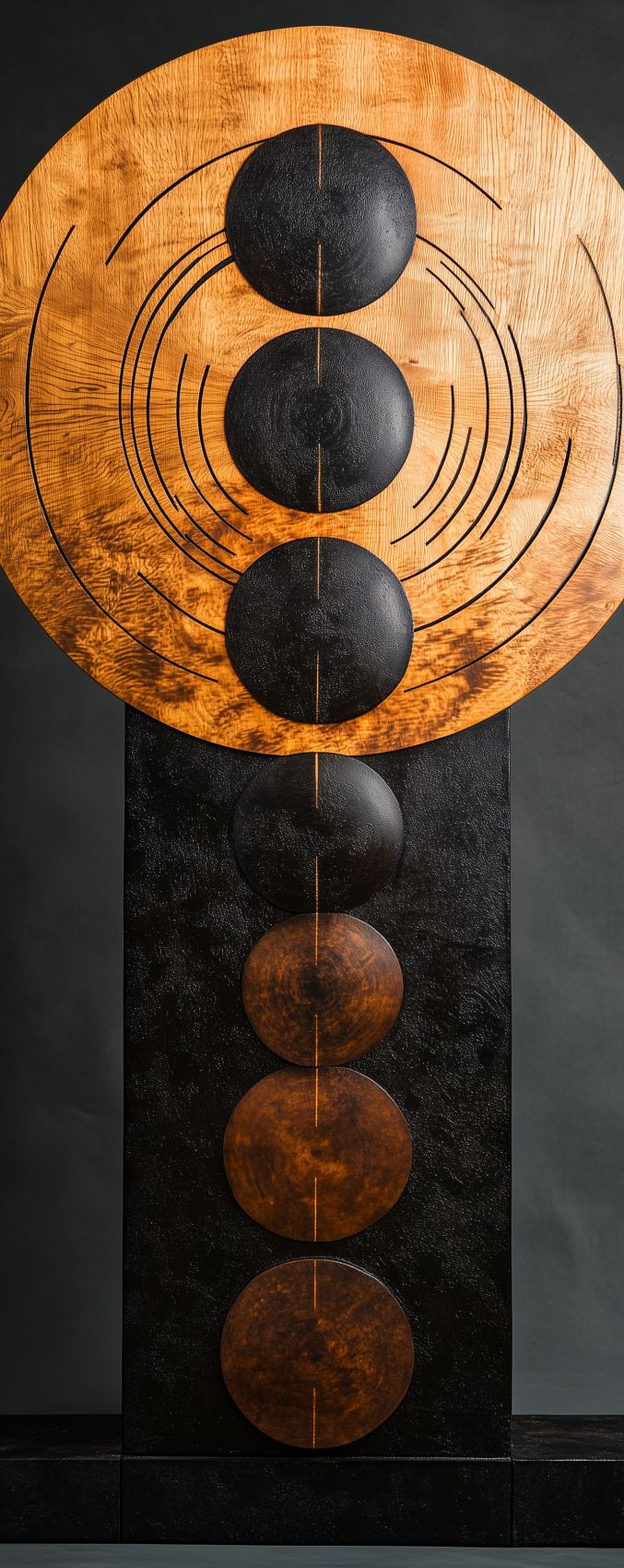 Fond d'écran sculpture zen abstraite pour mobile 011