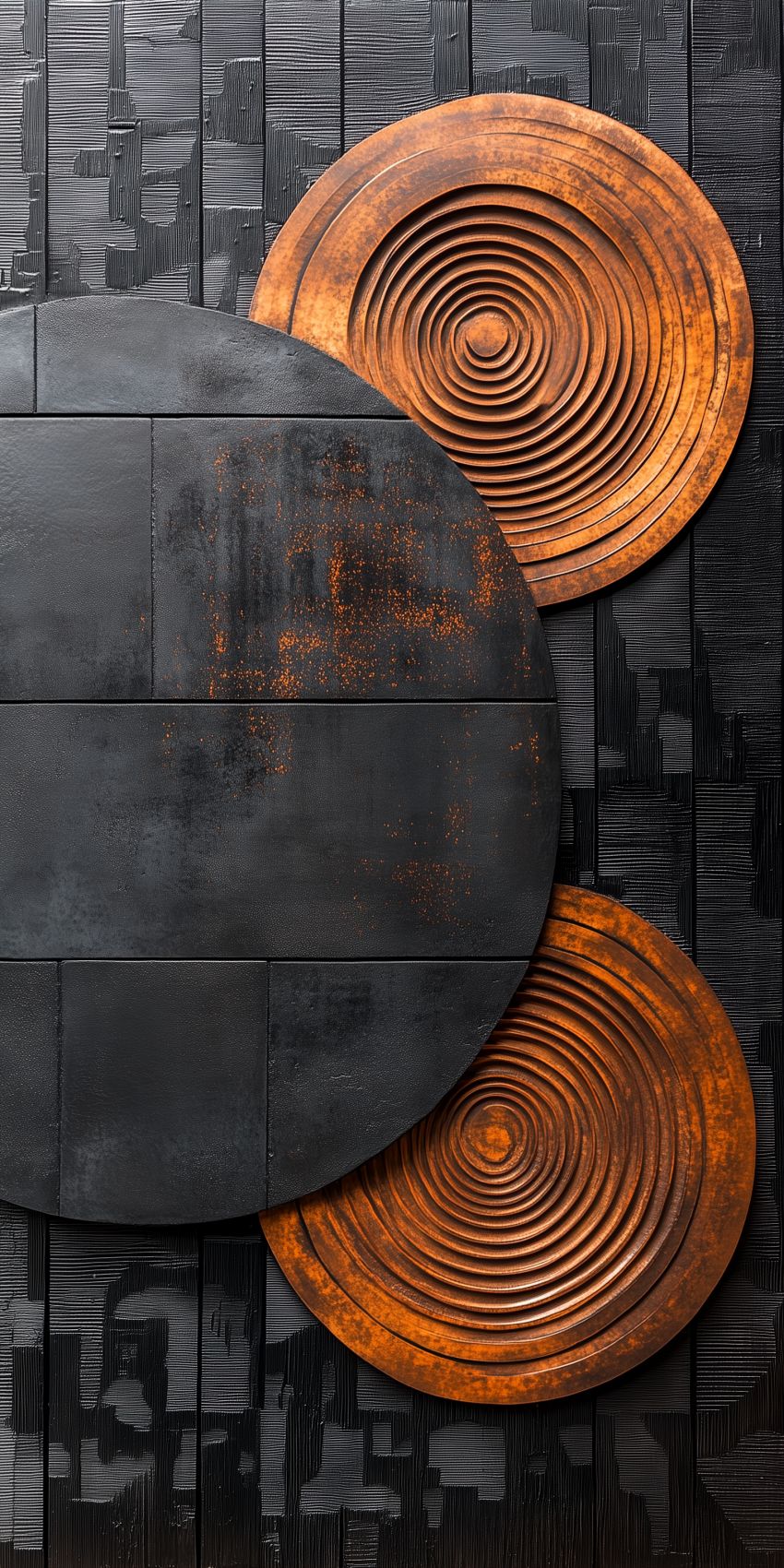 Fond d'écran sculpture zen abstraite pour mobile 014