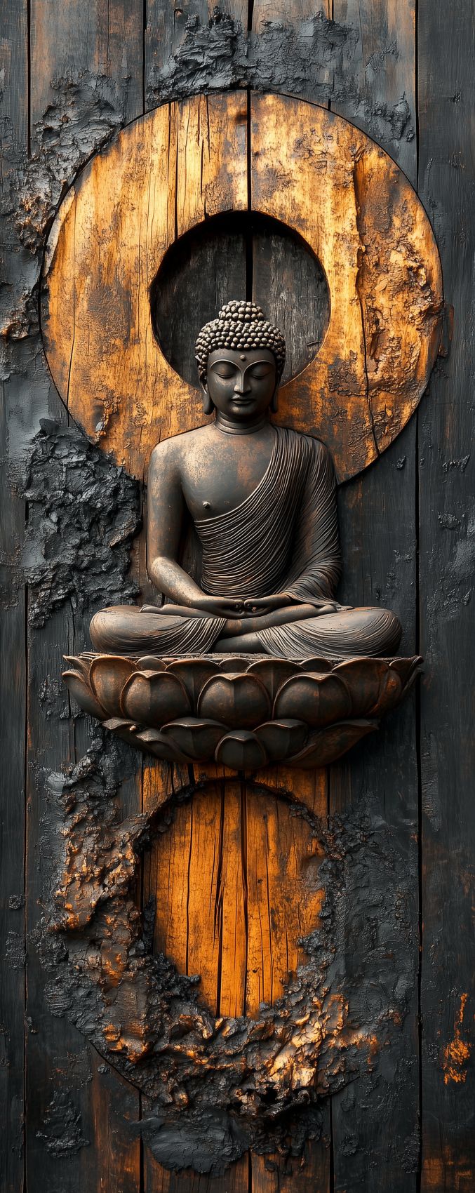 Fond d'écran sculpture zen abstraite pour mobile 022
