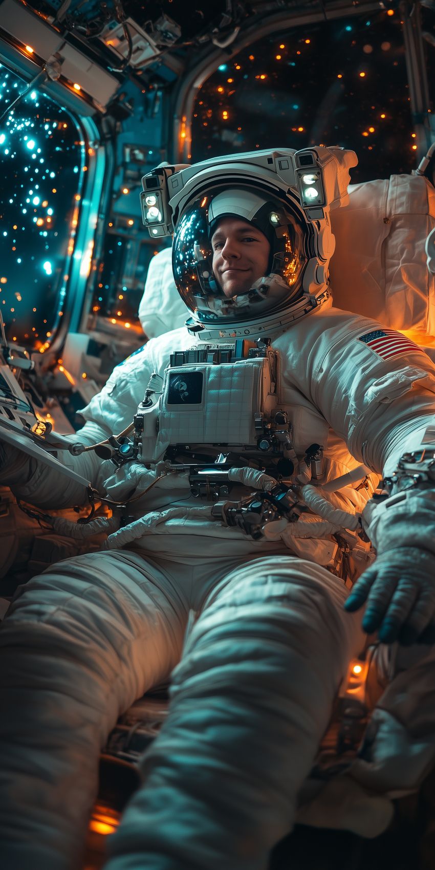 Fond d'écran mobile astronaute wallpaper smartphone 4