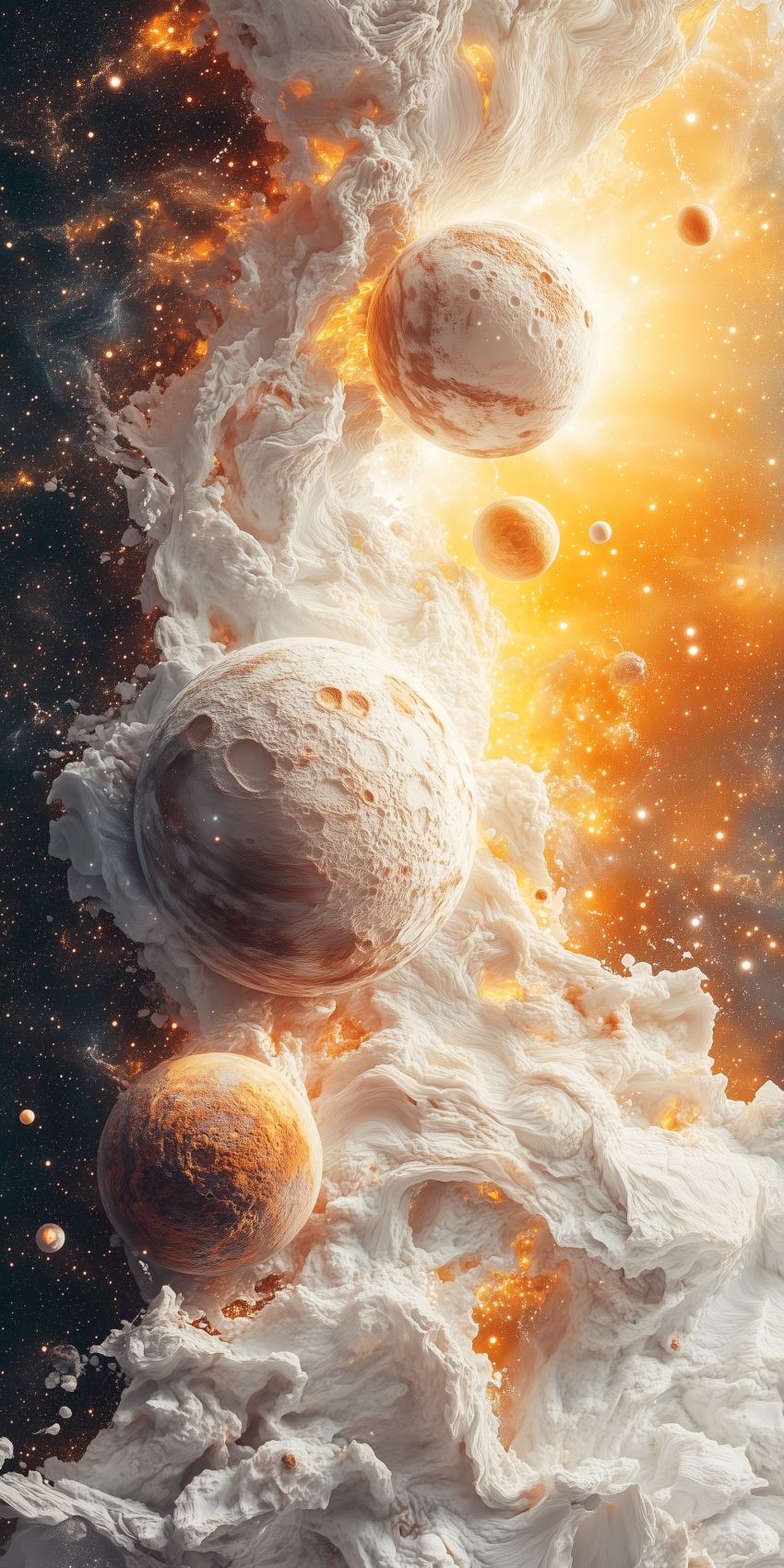 fond d ecran mobile planetes et lunes wallpaper smartphone 15