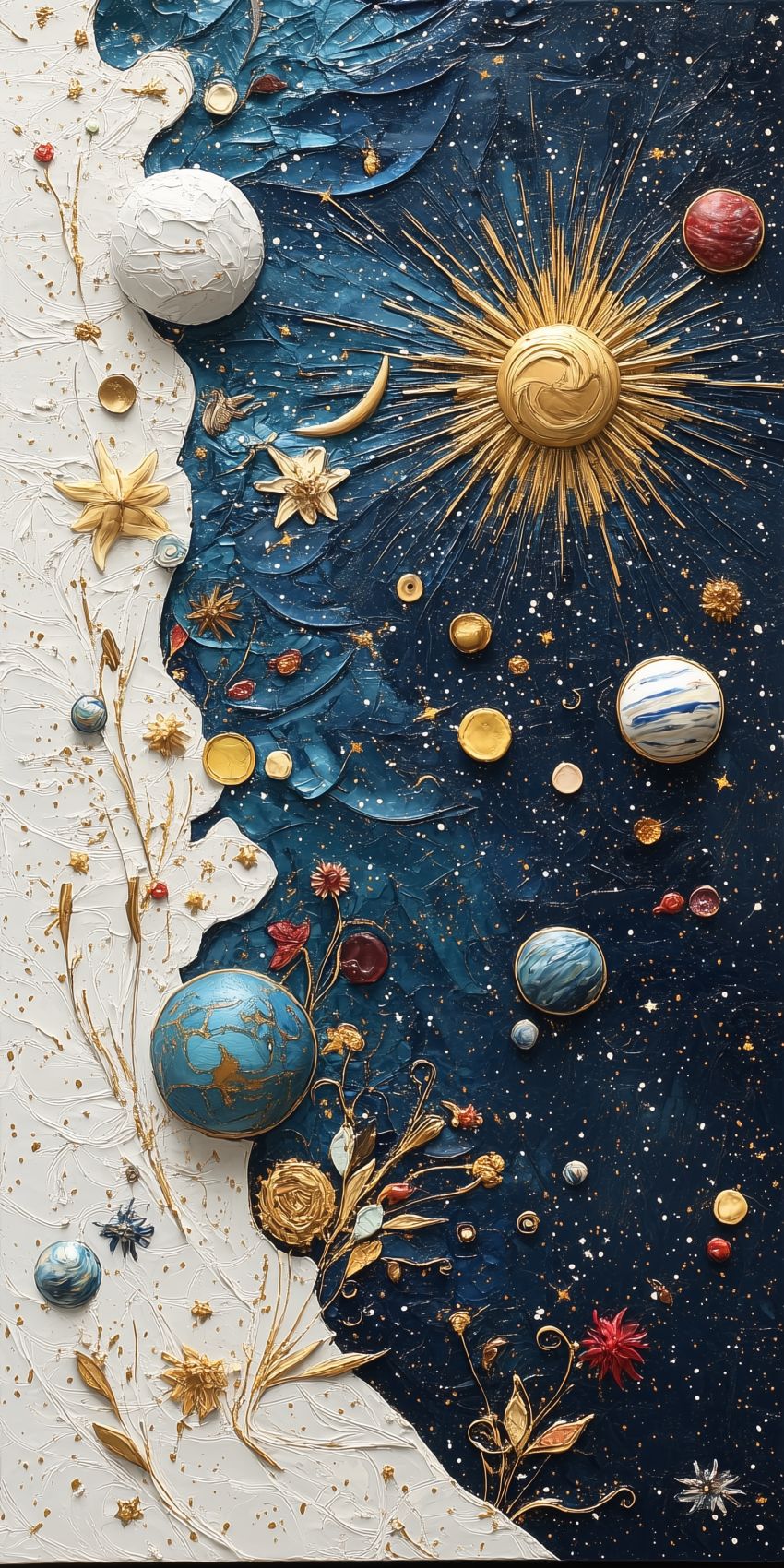 fond d ecran mobile planetes et lunes wallpaper smartphone 16