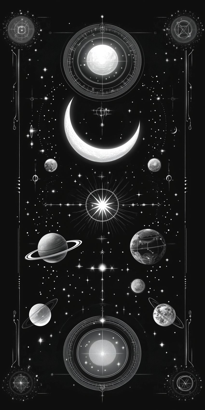 fond d ecran mobile planetes et lunes wallpaper smartphone 22