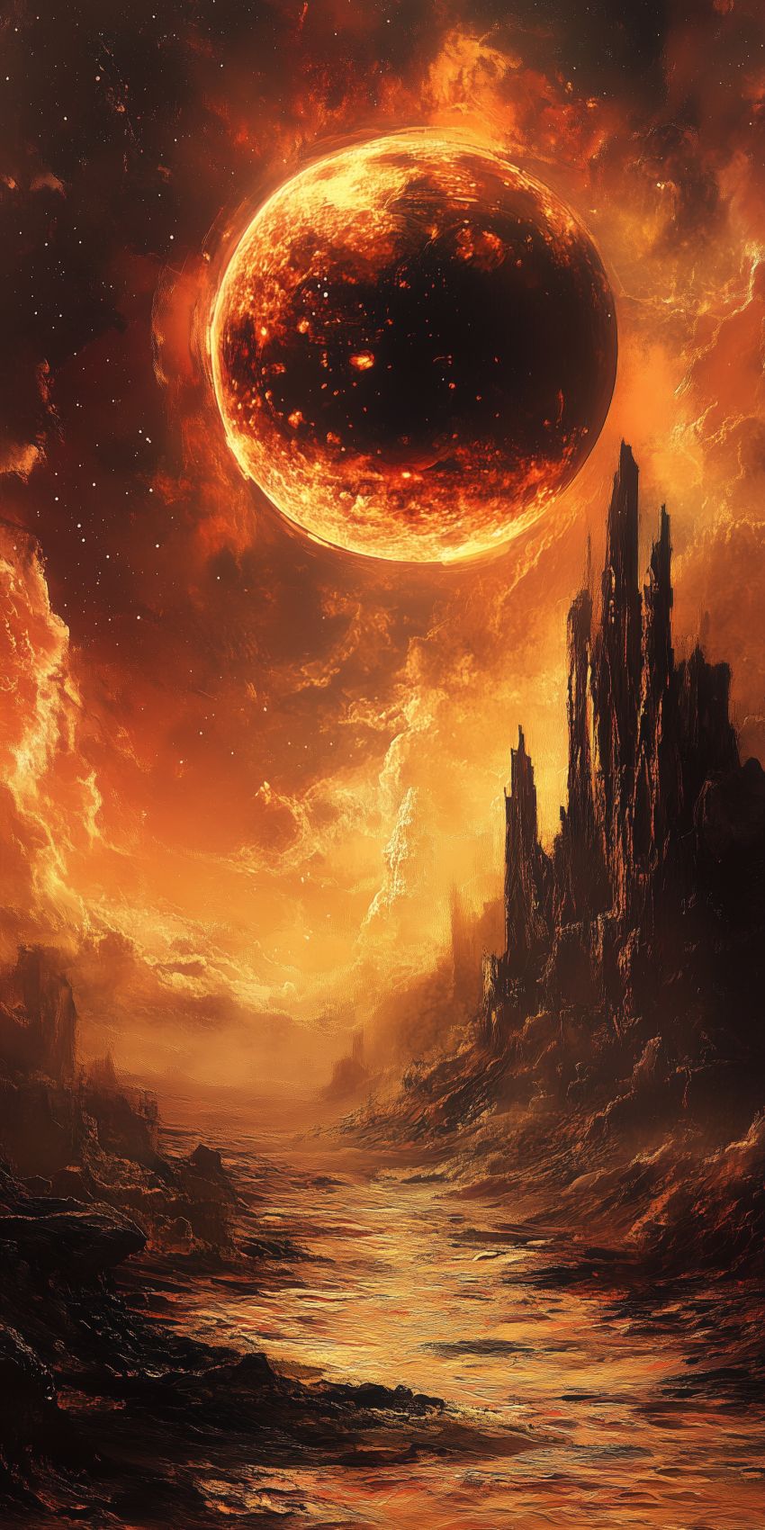 fond d ecran mobile planetes et lunes wallpaper smartphone 25