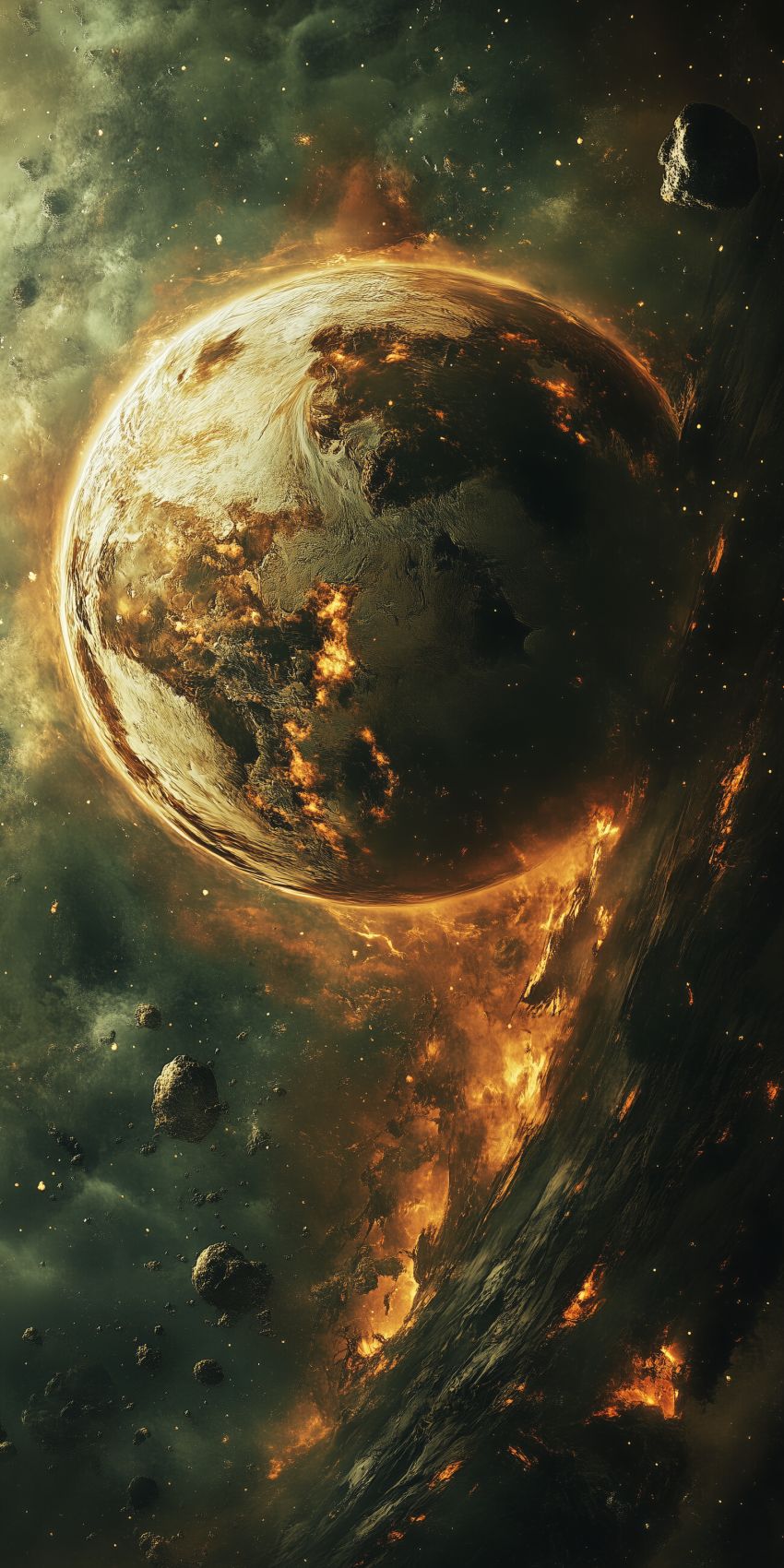 fond d ecran mobile planetes et lunes wallpaper smartphone 28