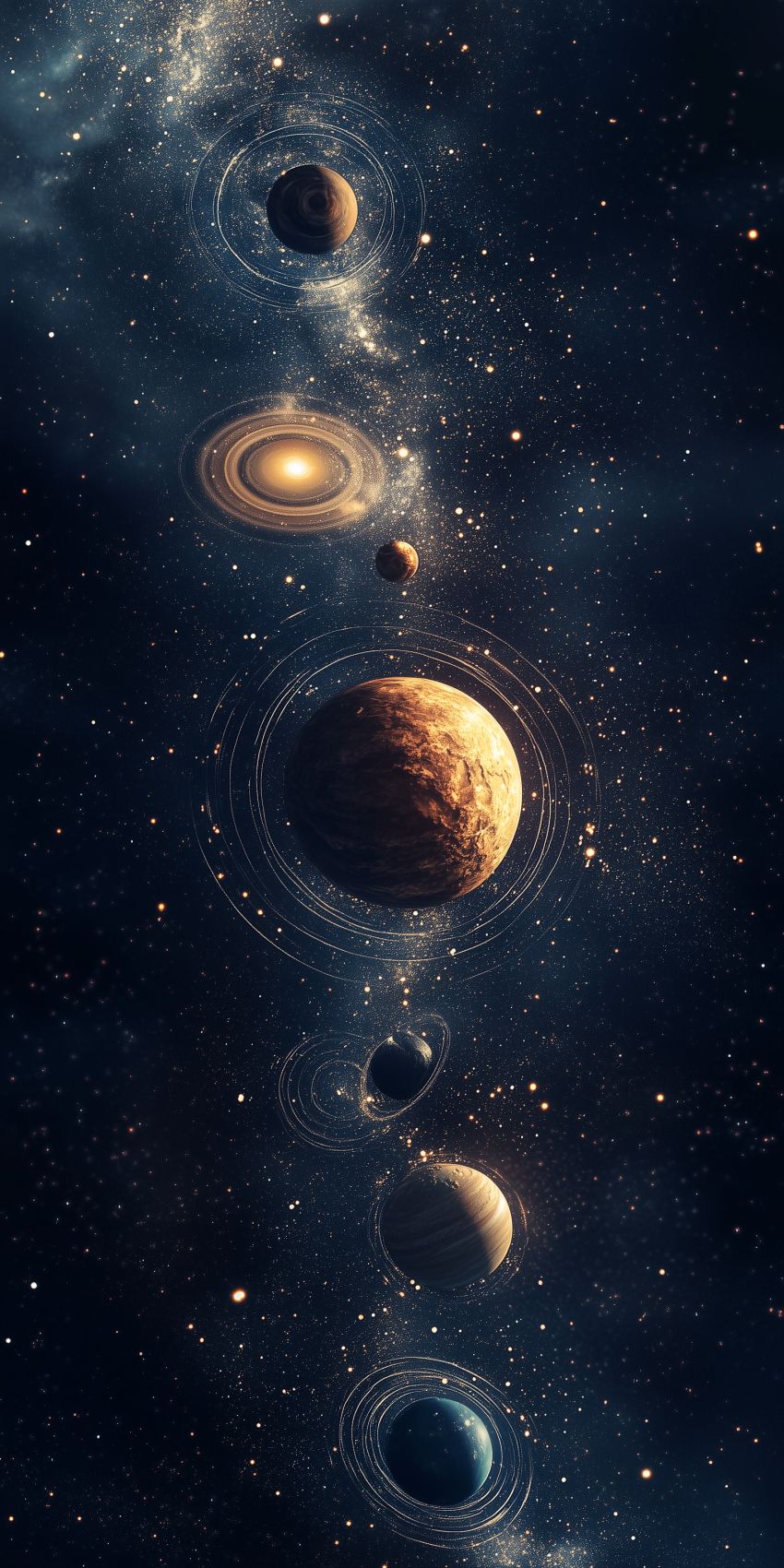 fond d ecran mobile planetes et lunes wallpaper smartphone 31