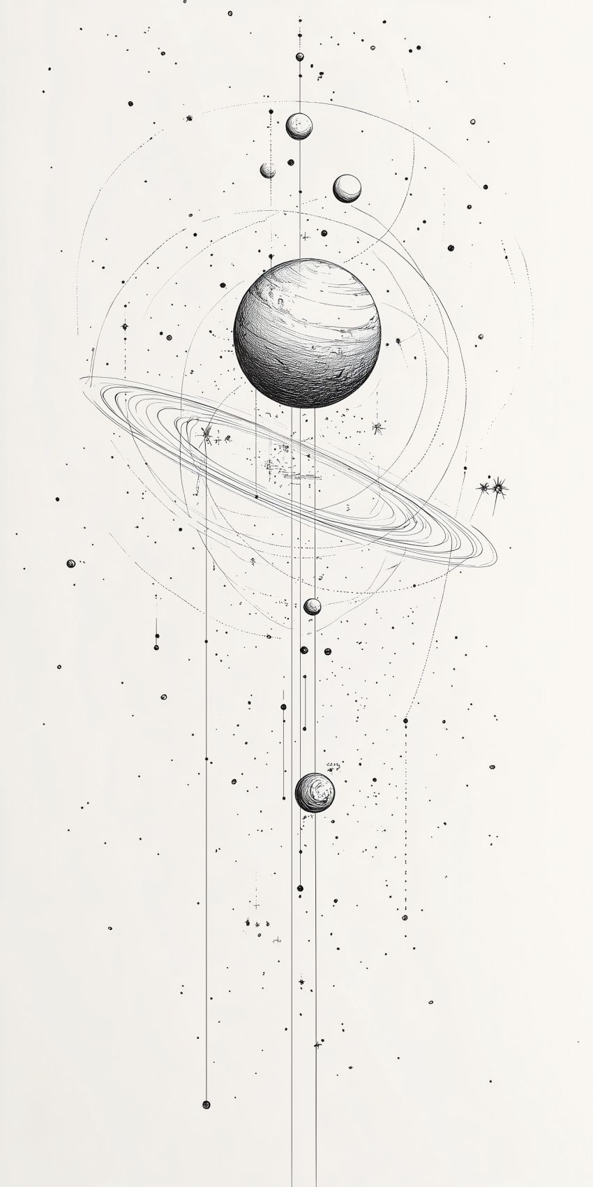 Fond d'écran mobile planetes et lunes wallpaper smartphone 34