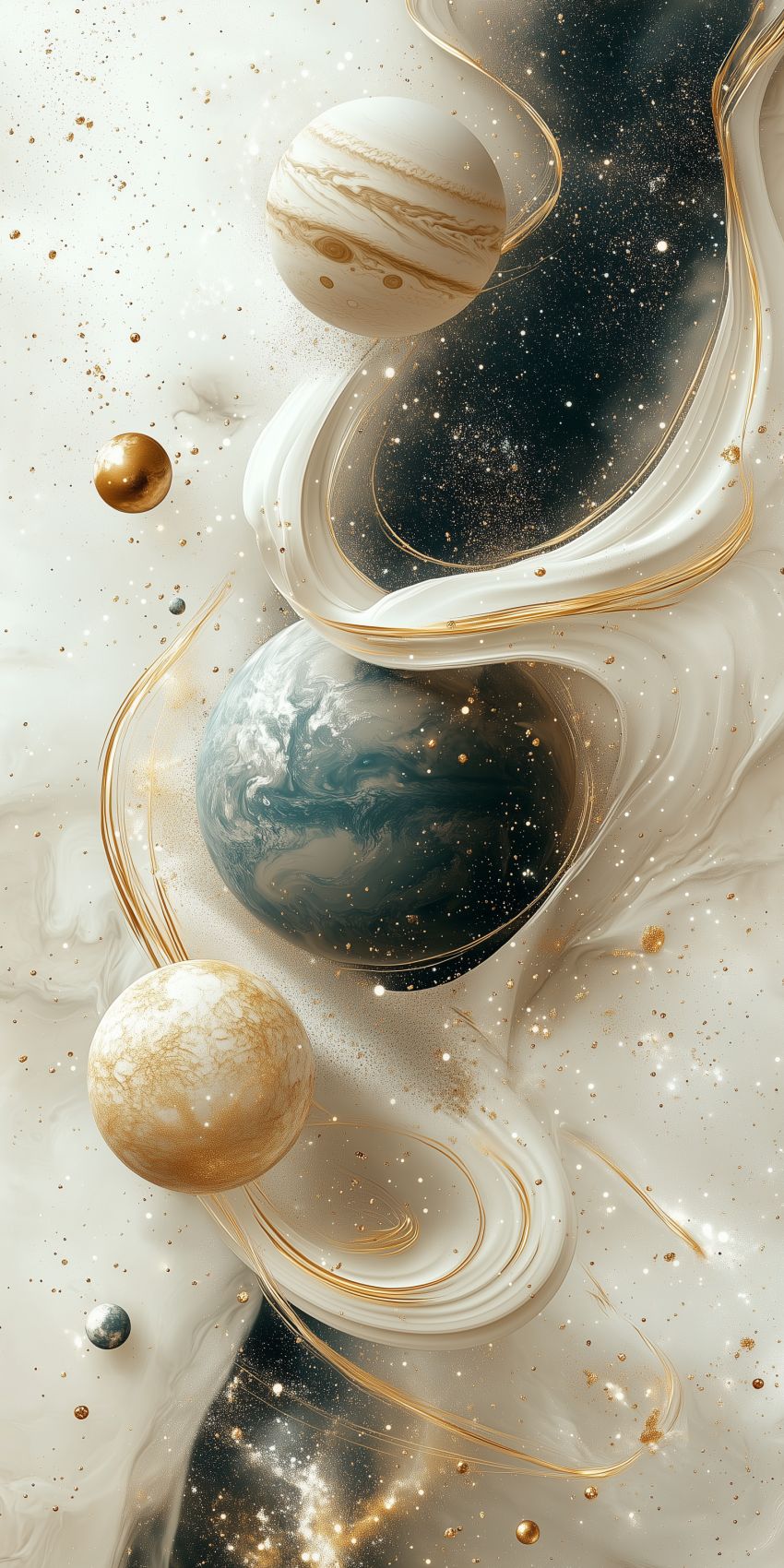 fond d ecran mobile planetes et lunes wallpaper smartphone 45