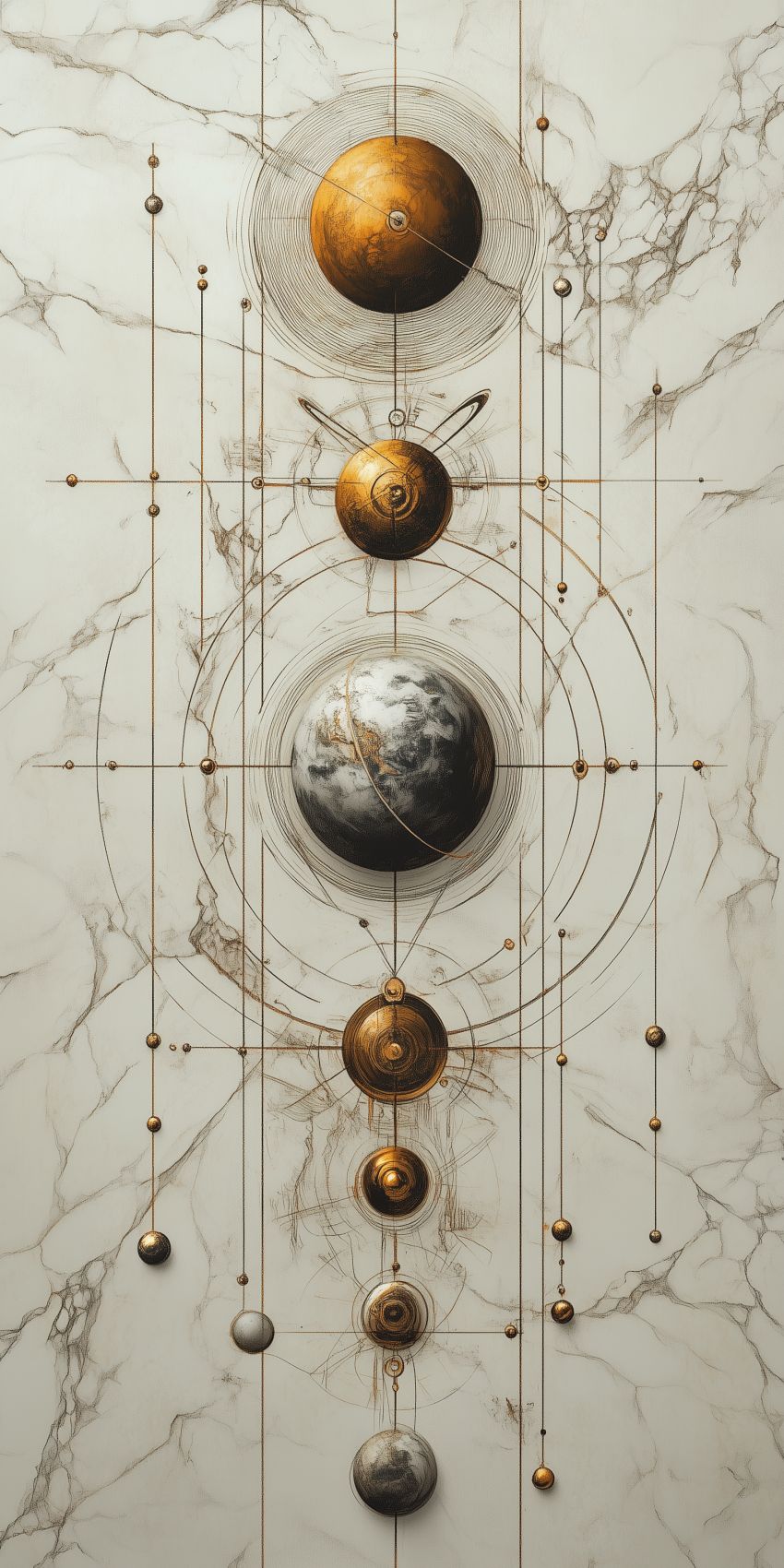 fond d ecran mobile planetes et lunes wallpaper smartphone 5