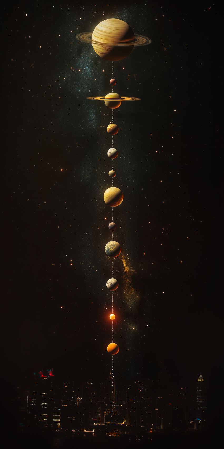 Fond d'écran mobile planetes et lunes wallpaper smartphone 55