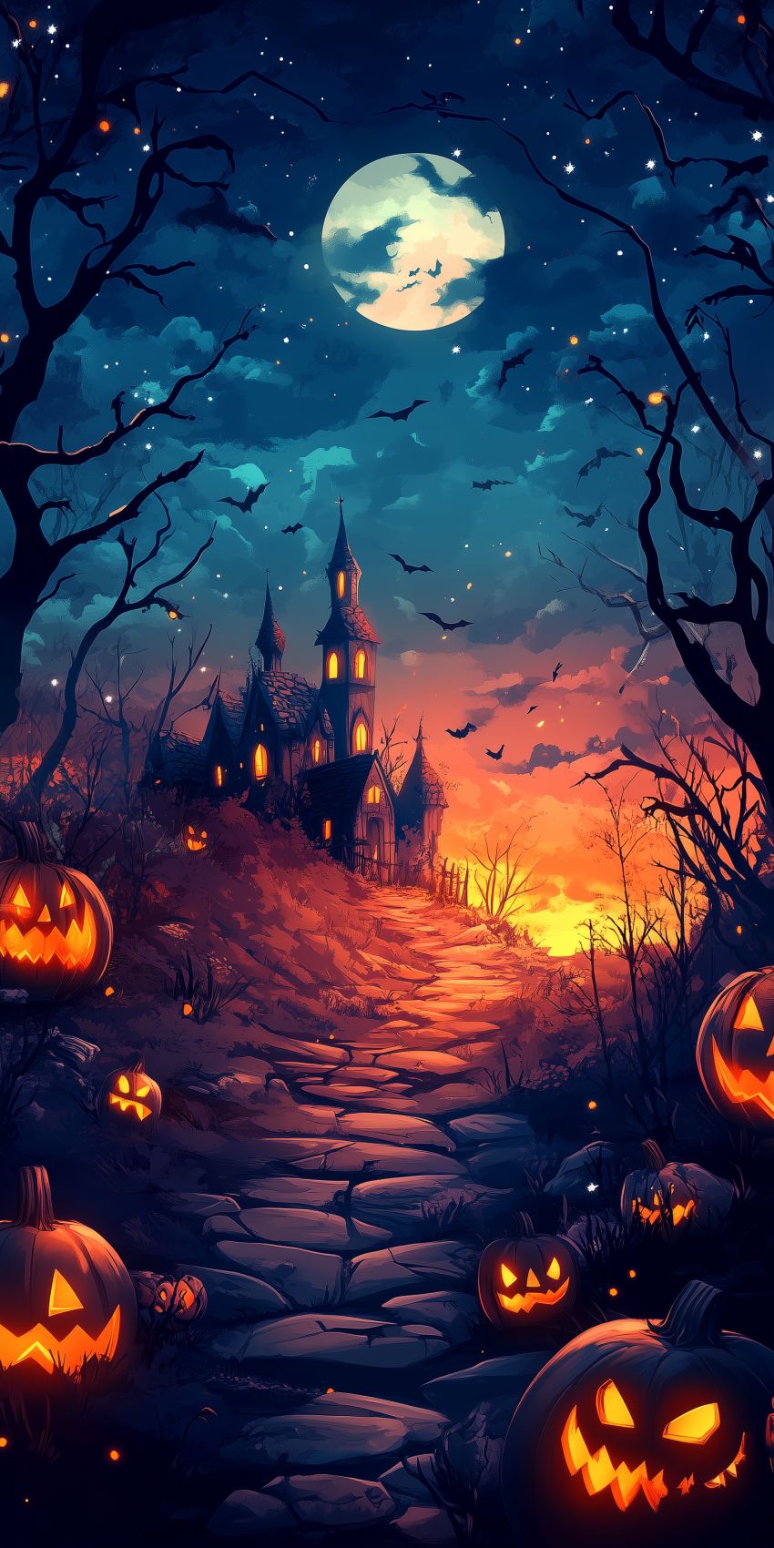 fond d ecran mobile halloween wallpaper smartphone 4