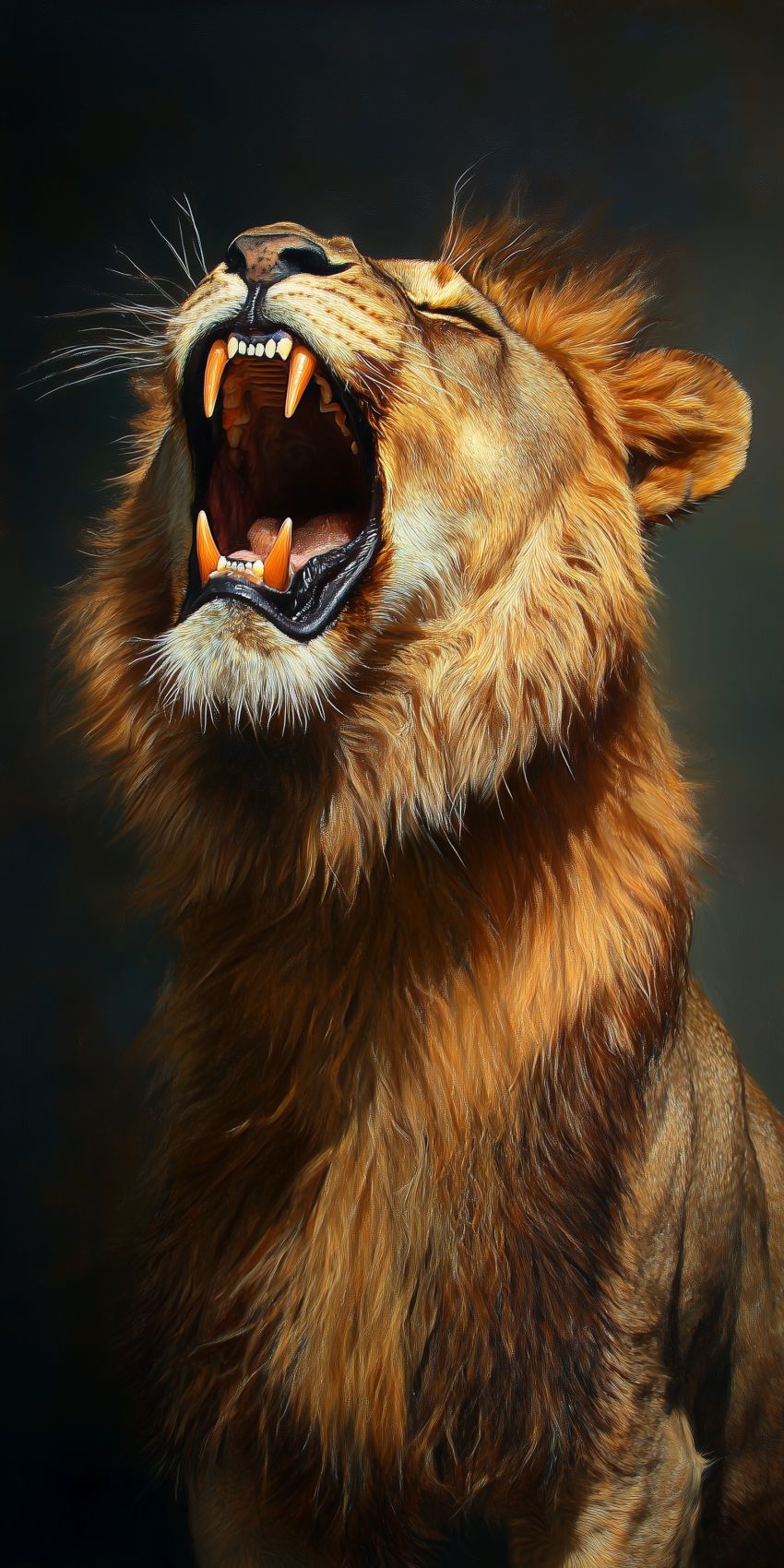 Fond d'écran mobile lion animaux sauvages wallpaper smartphone 2