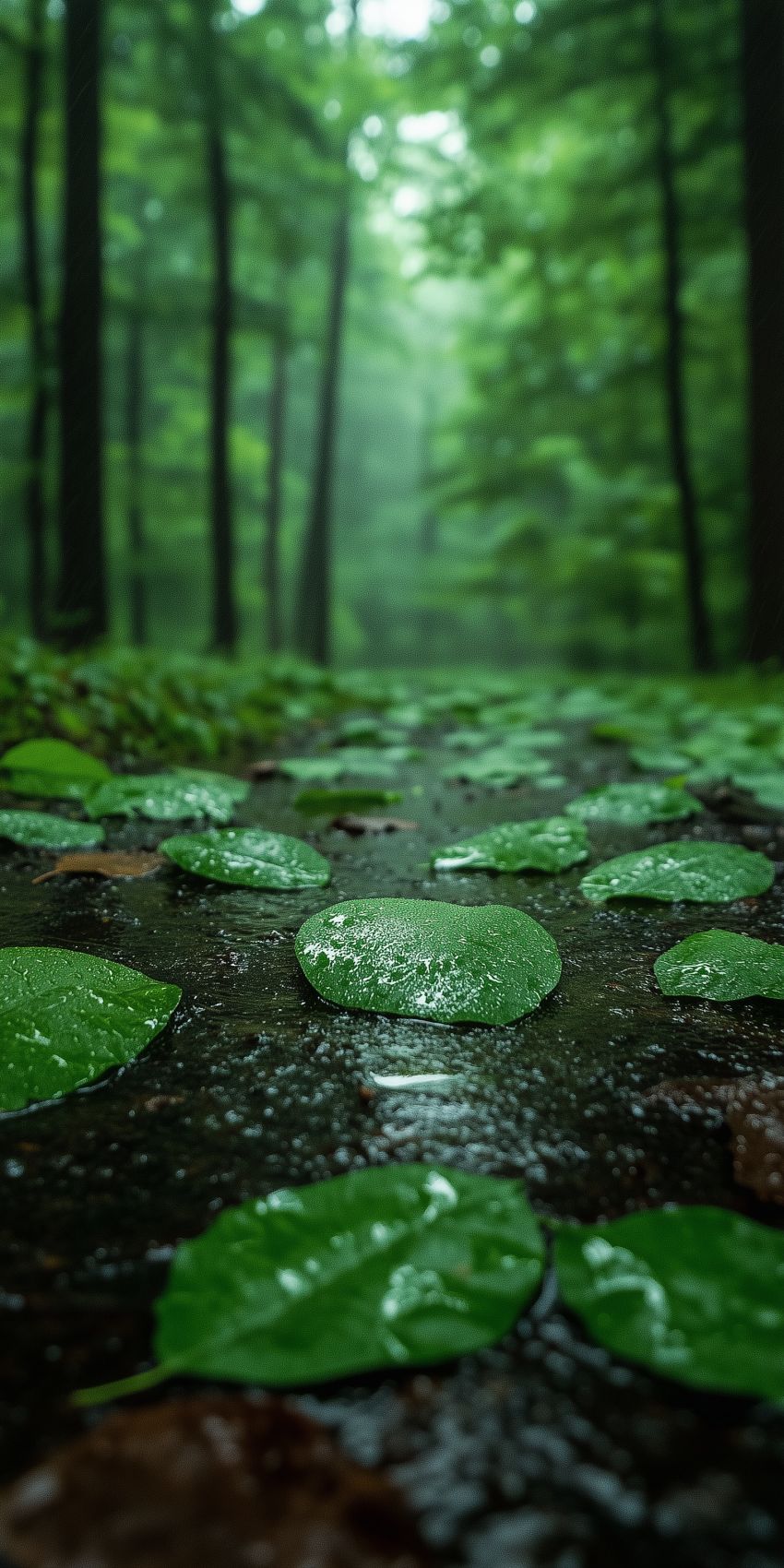 Fond d'écran mobile arbres et feuillage wallpaper smartphone 3