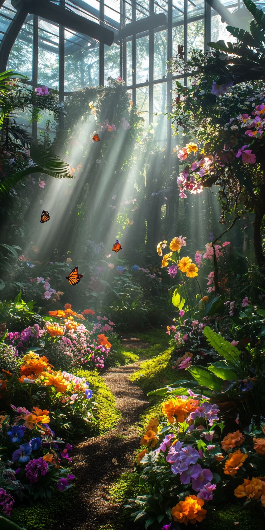 fond d ecran mobile jardin botanique wallpaper smartphone 1