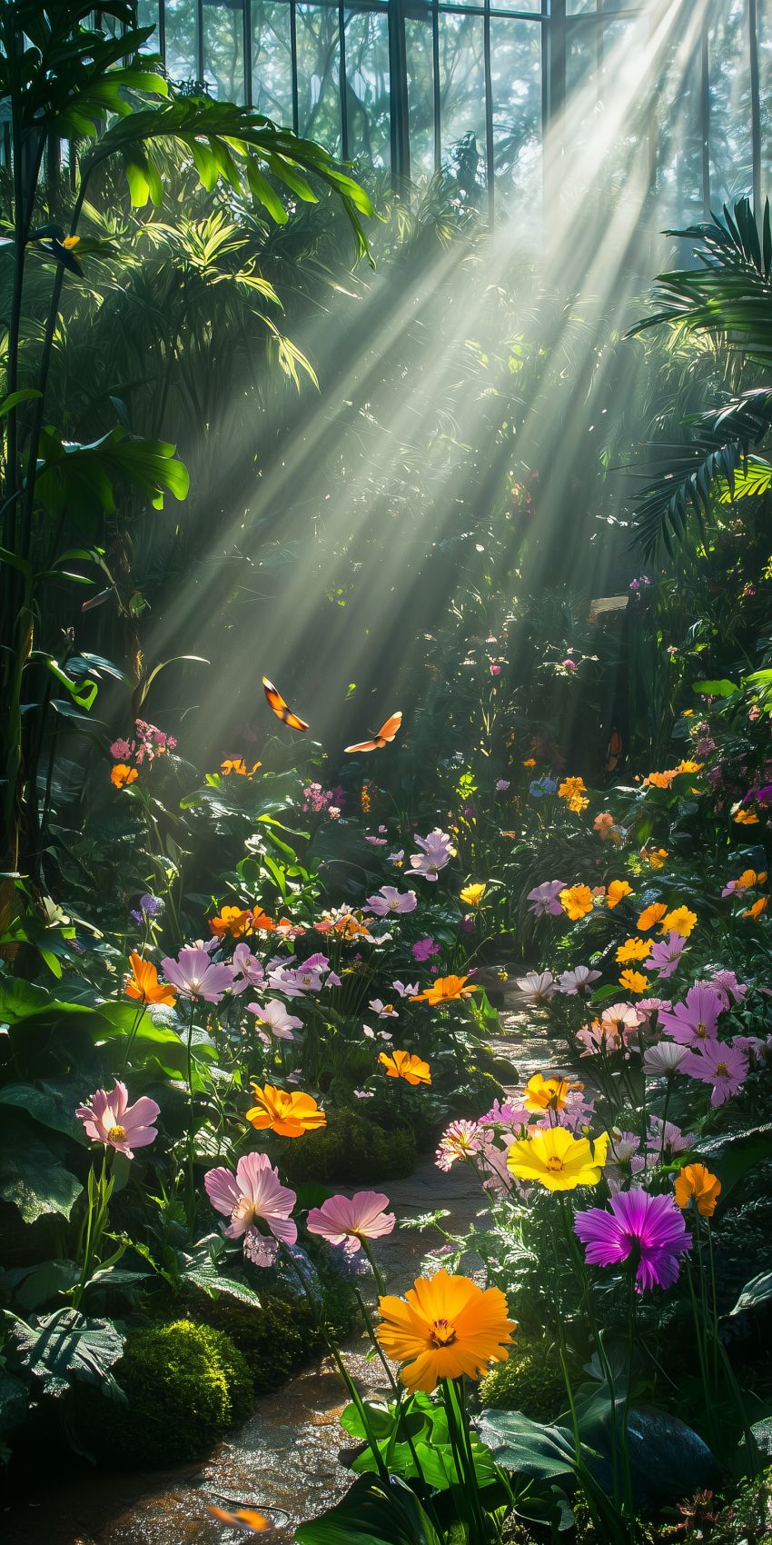 Fond d'écran mobile jardin botanique wallpaper smartphone 2