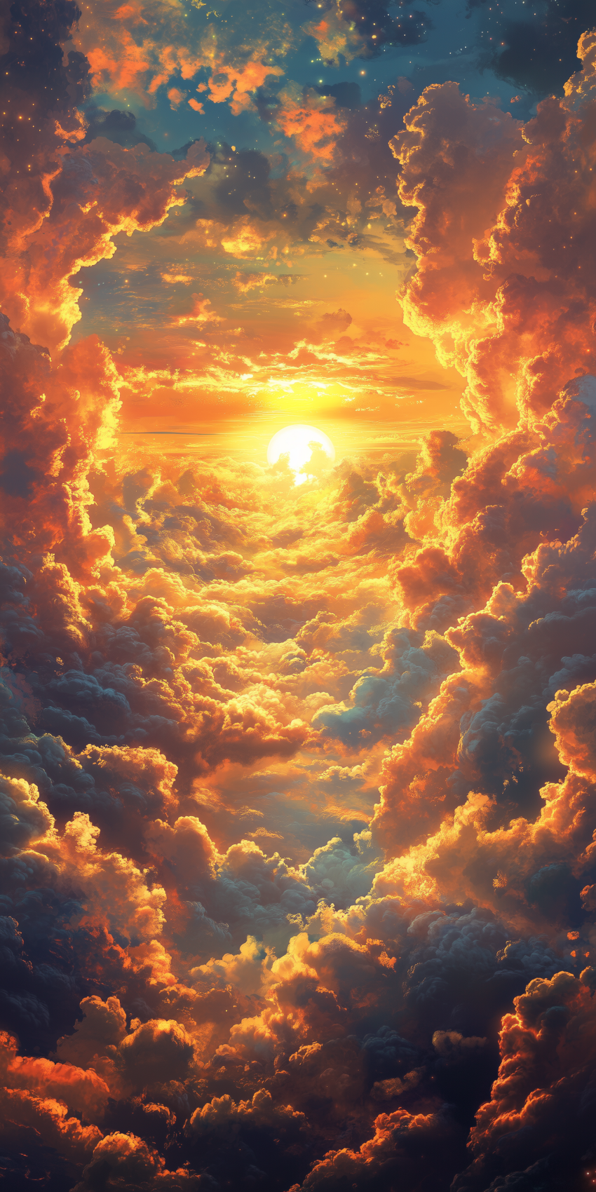 Fond d'écran de ciel et nuages pour mobile 15