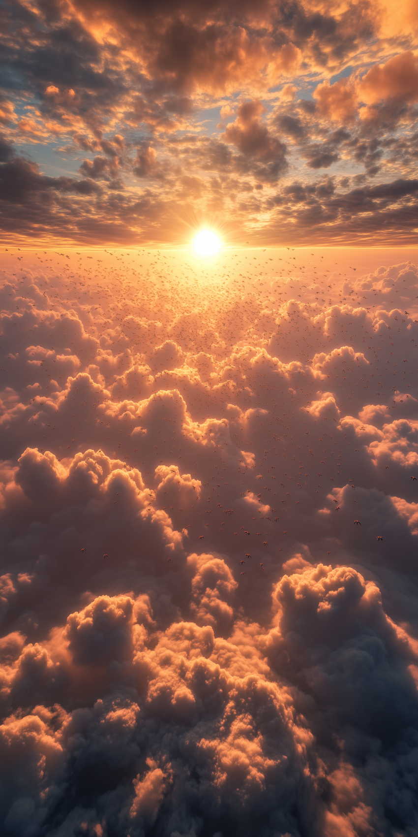 Fond d'écran de ciel et nuages pour mobile 5