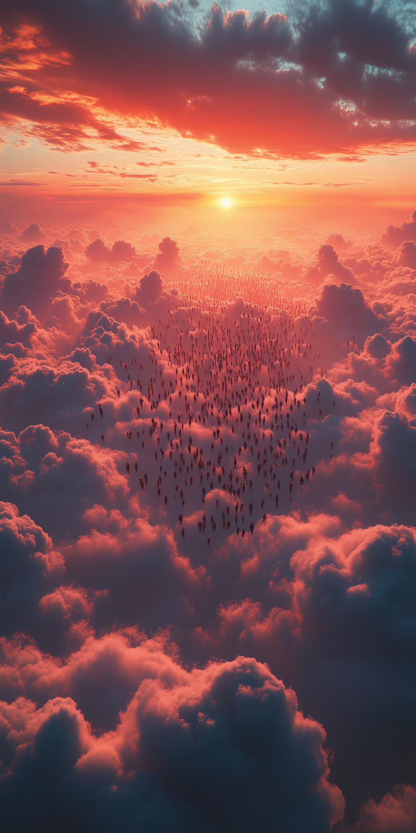 Fond d'écran de ciel et nuages pour mobile 6